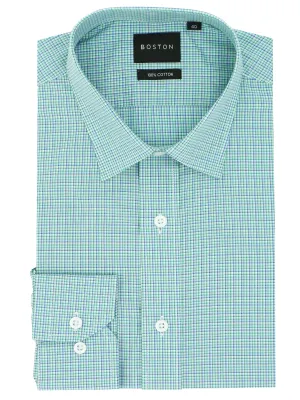 Fashion staples Liberty Business Blue Green Checked Shirt