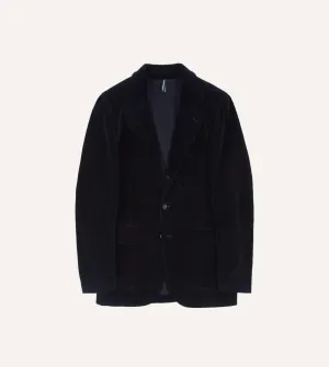 Navy Cotton Corduroy Games Blazer Mk. I Snag Free Zipper Technology