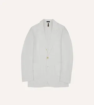 Moisture Managing Layer Michael McGregor for Drake??s White Seersucker Games Blazer Mk. I