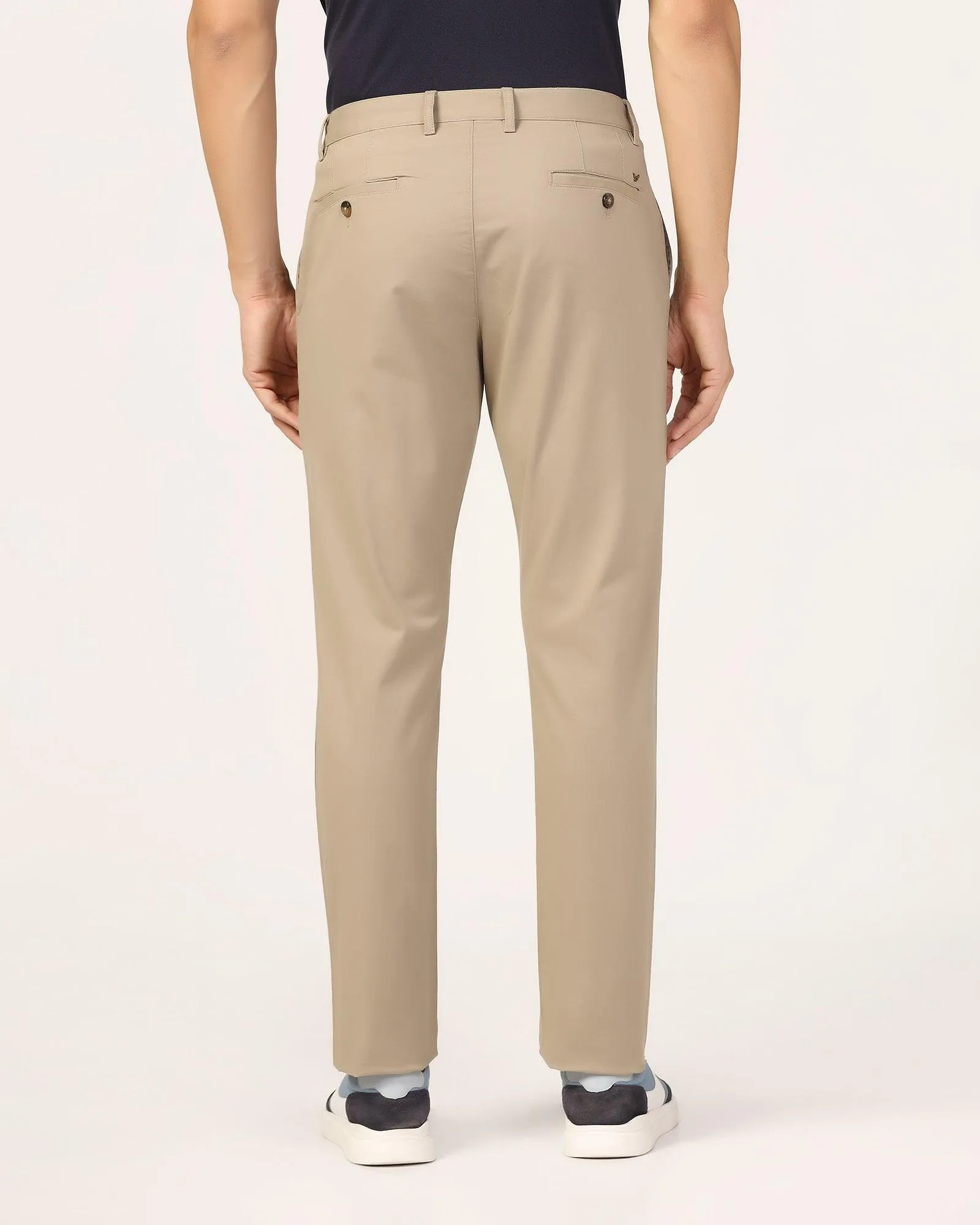 Slim Comfort B-95 Casual Khaki Solid Khakis - Lab Comfy Feel