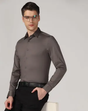 Spring Break Formal Grey Solid Shirt - Sofk