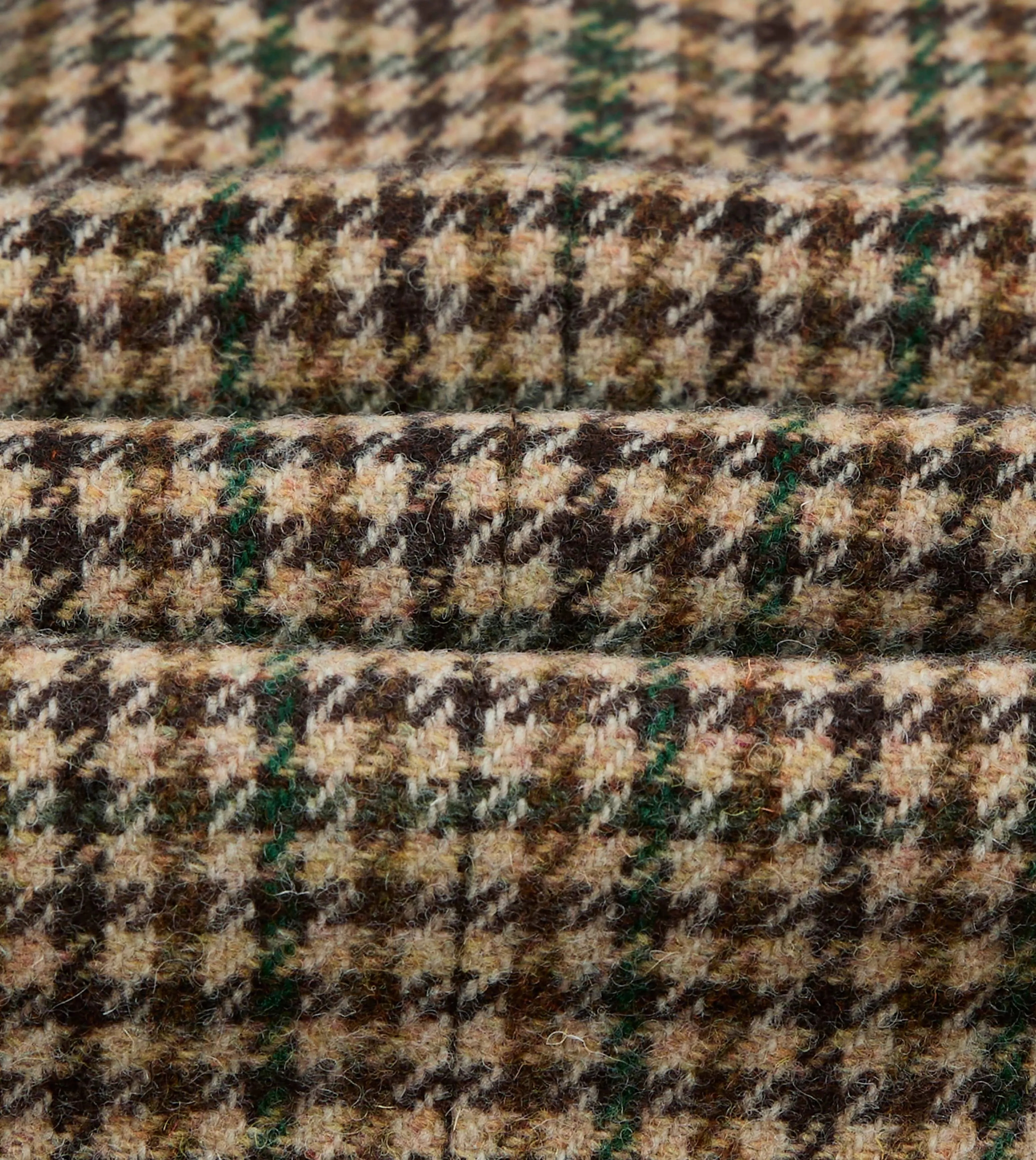 Brown Gun Club Check Tweed Blazer Sporty Chic Waterproof Fabric