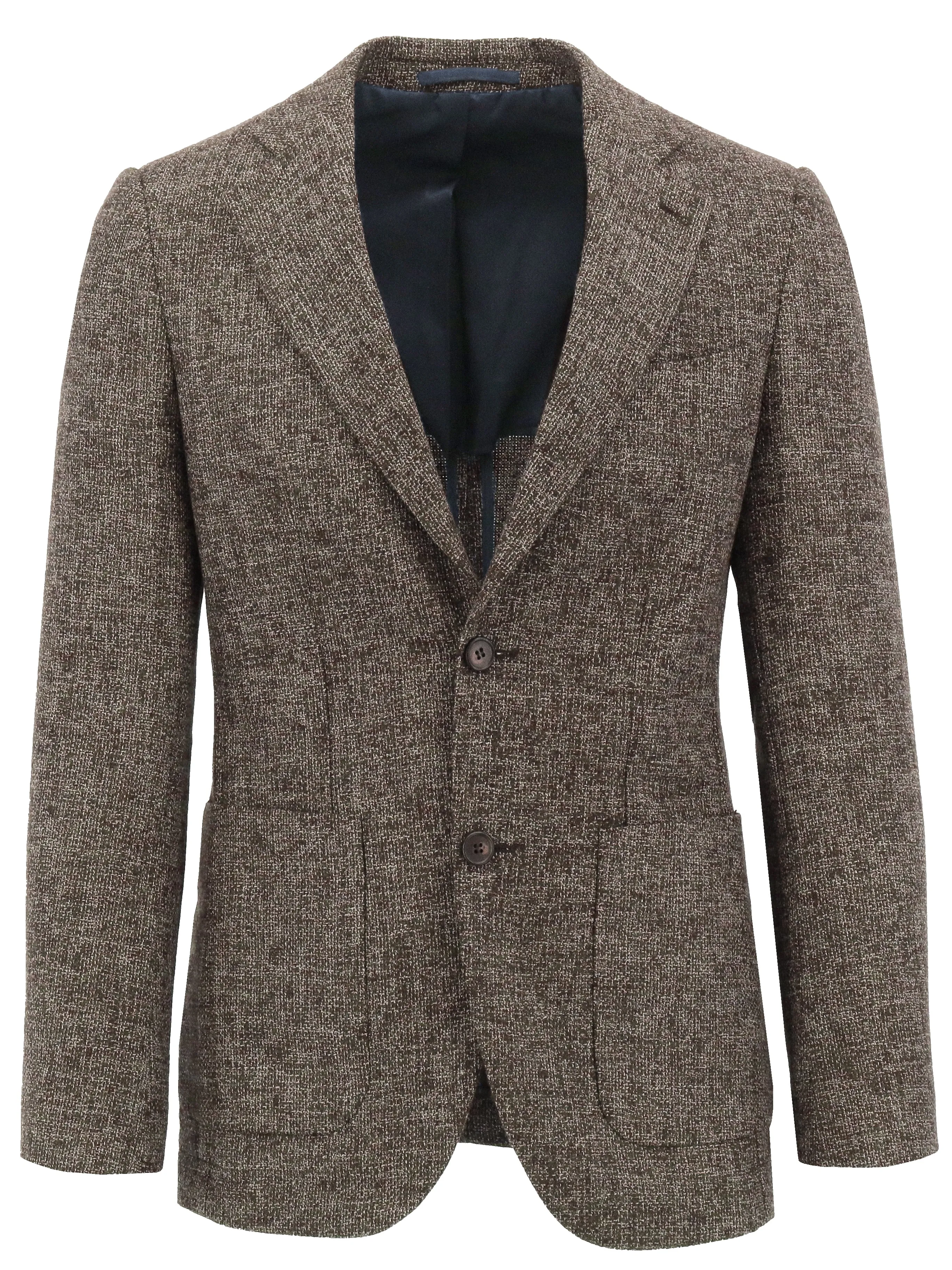 Genoa Buggy Brown Tweed Sports Jacket Relaxed City Style