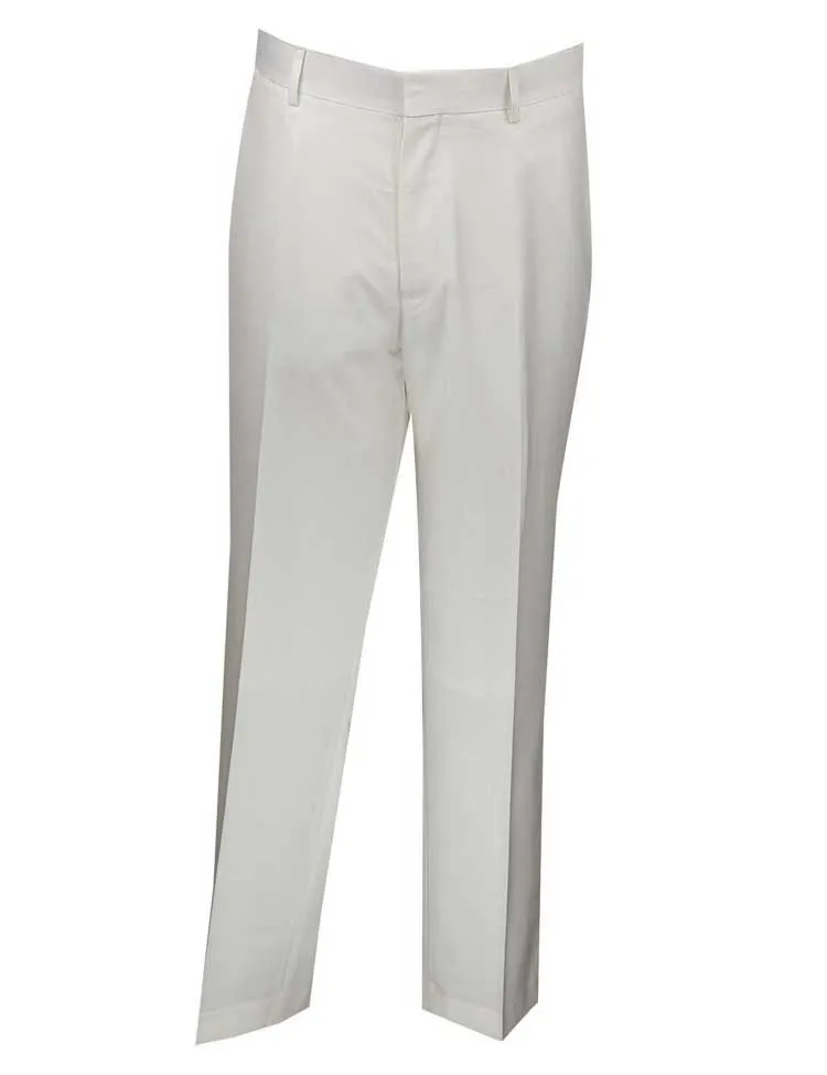 Performance Gear Wool Feel Slim Fit Dress Pants - Available in White