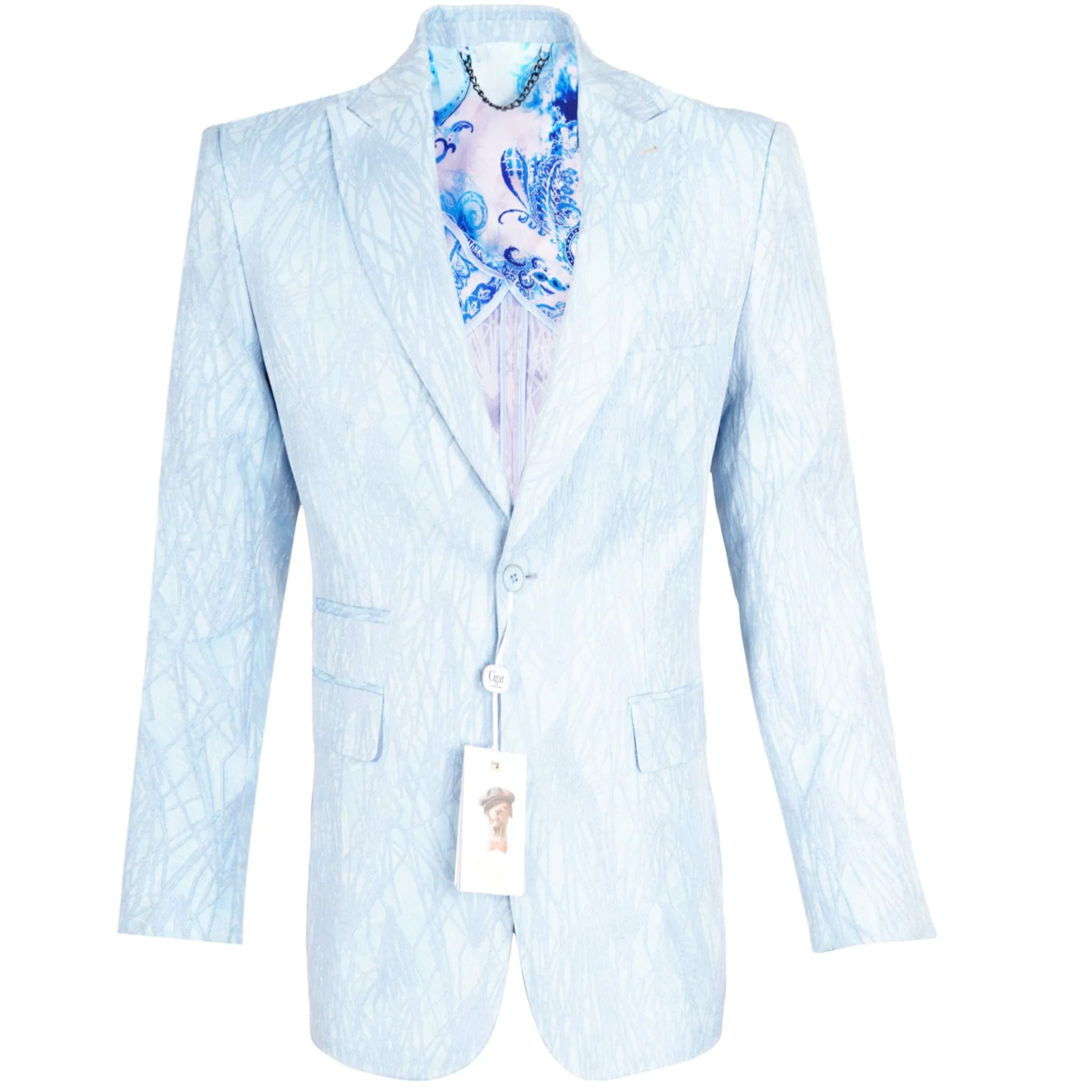 C-COUTURE JACKET/J-5864 Hidden Ventilation High Collar Design