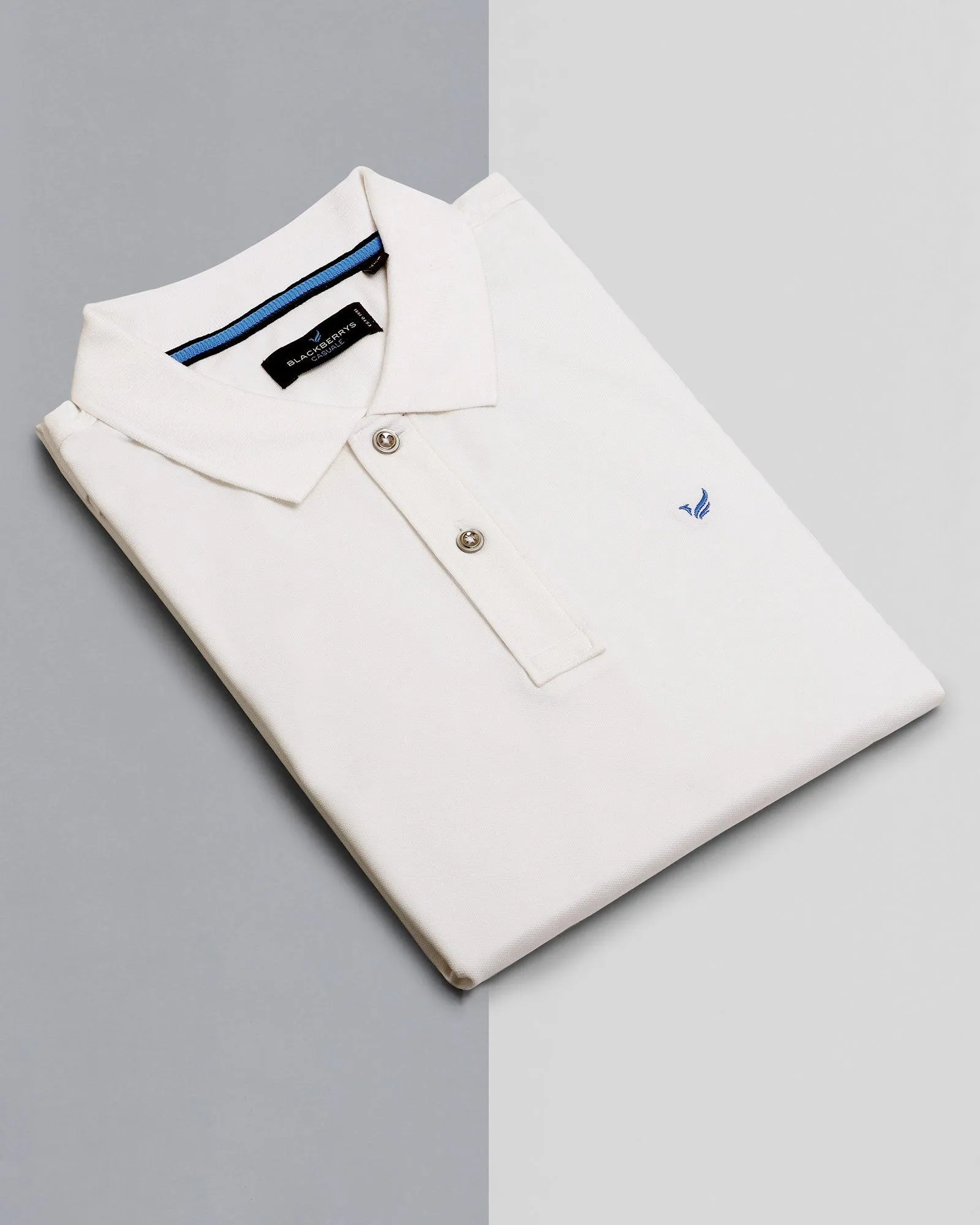 Business Ready Easy Layer White Must Haves Solid Polo - Yukii