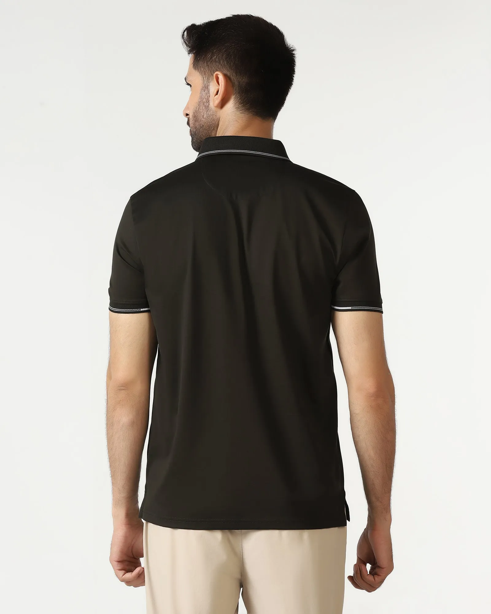 Essential Design Kelp Solid Polo - Mond