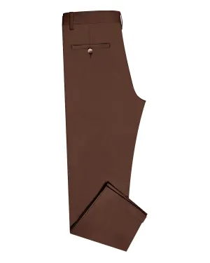 ComfortWaistband Utility Pockets Genoa Chino Pant Chestnut Brown