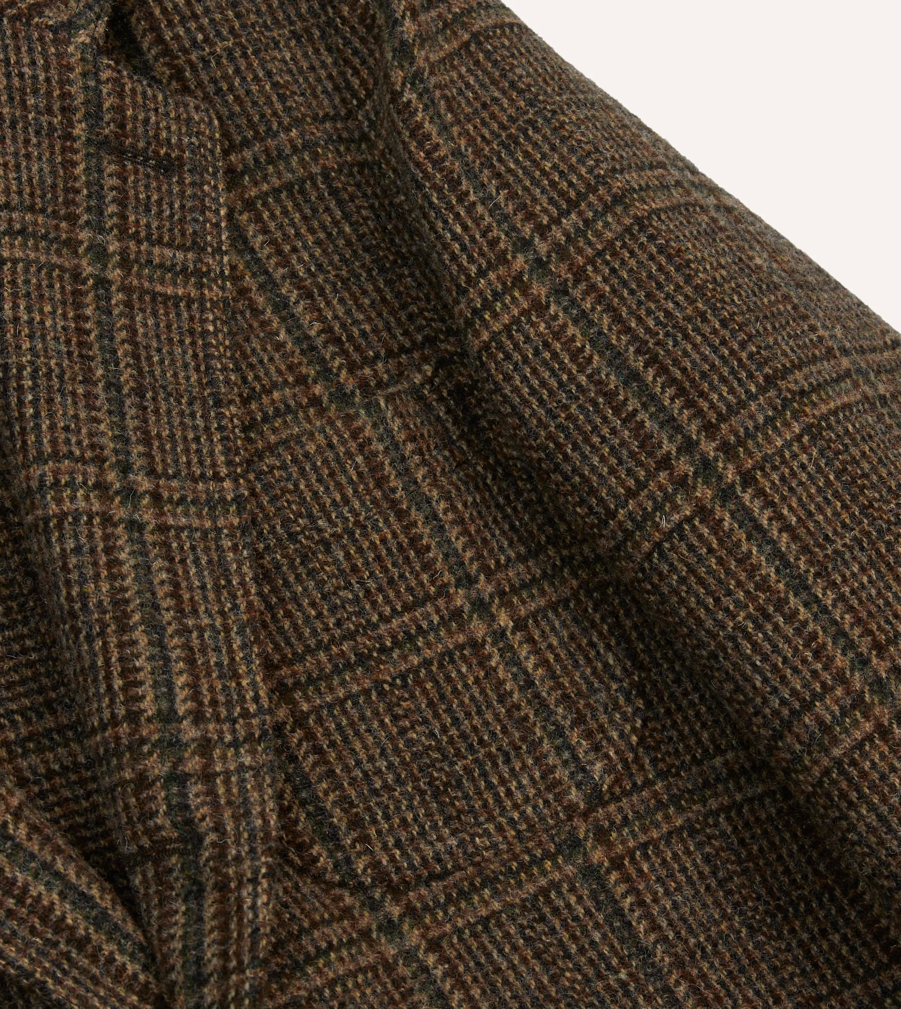 Brown Check Harris Tweed Games Blazer Mk. VII Active Style Casual Style
