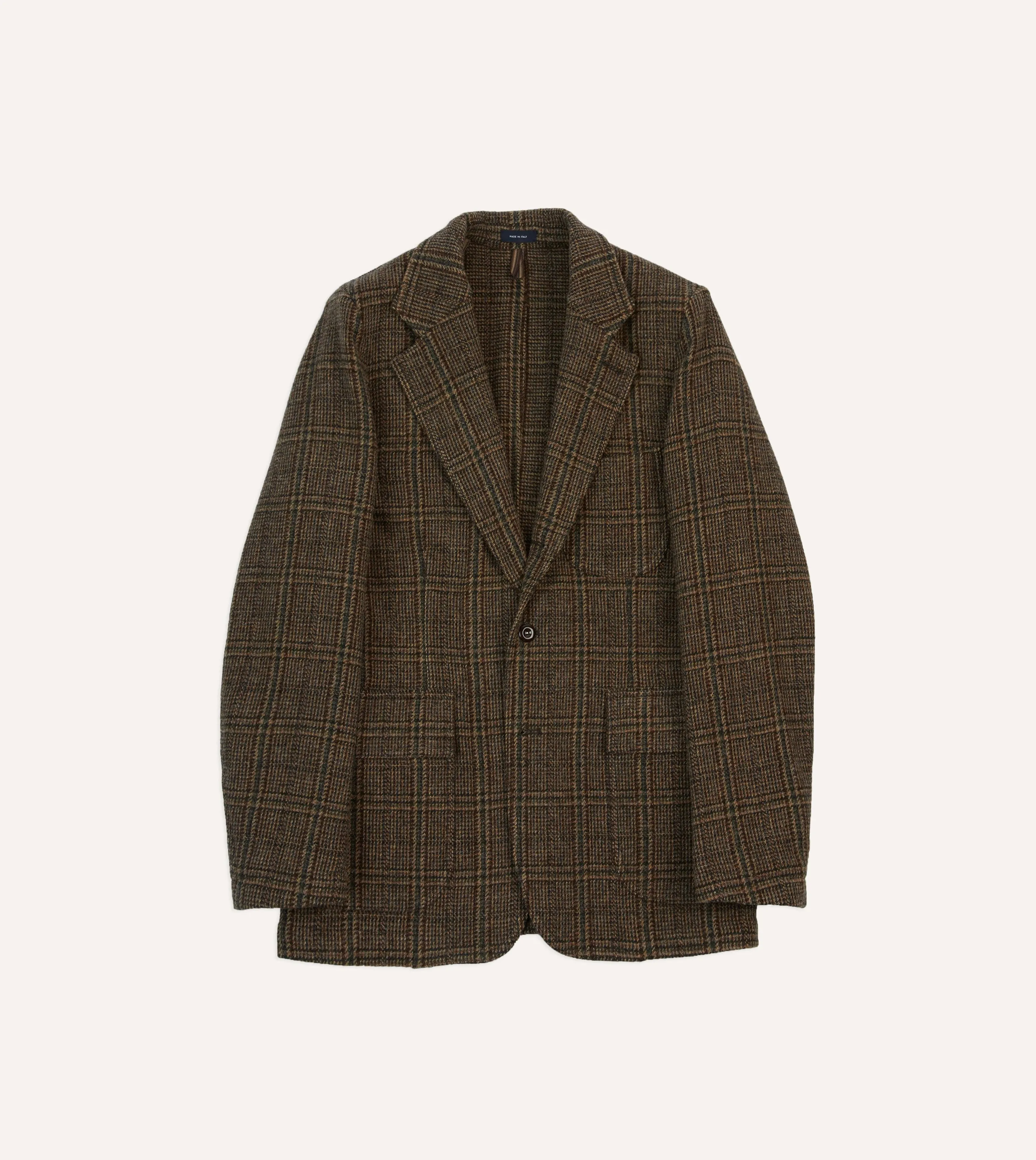 Brown Check Harris Tweed Games Blazer Mk. VII All Weather Protection