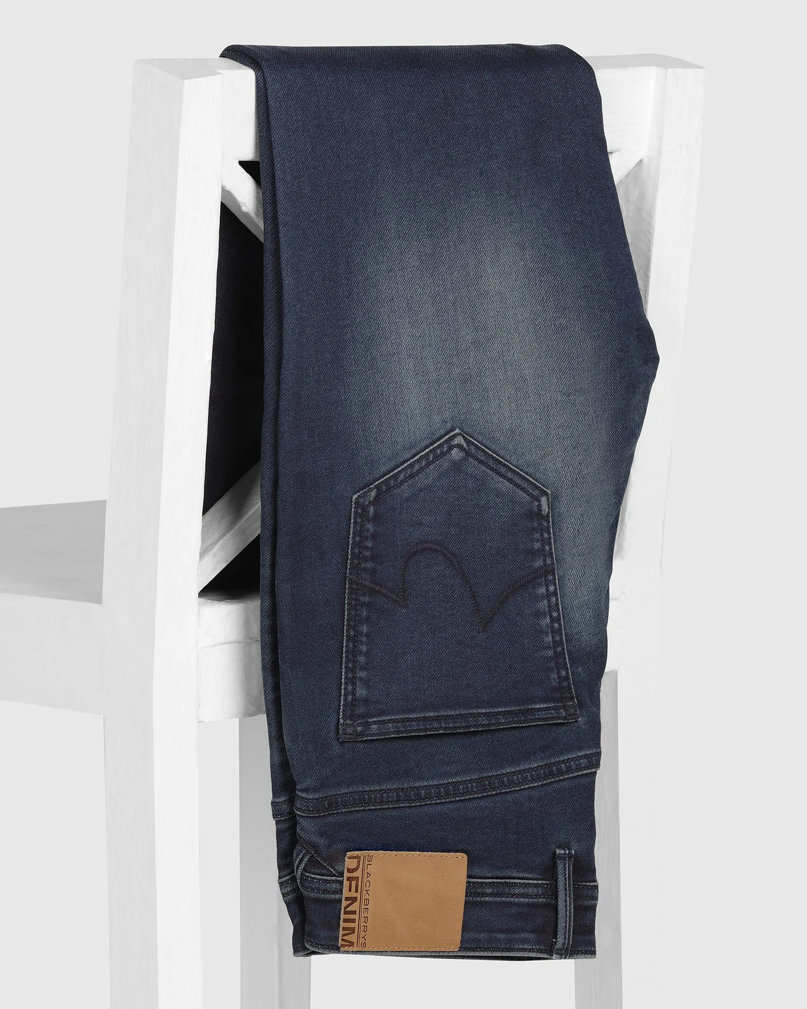 All Season Clean Outfit Ultrasoft Straight Comfort Duke Fit Indigo Jeans - Shilo