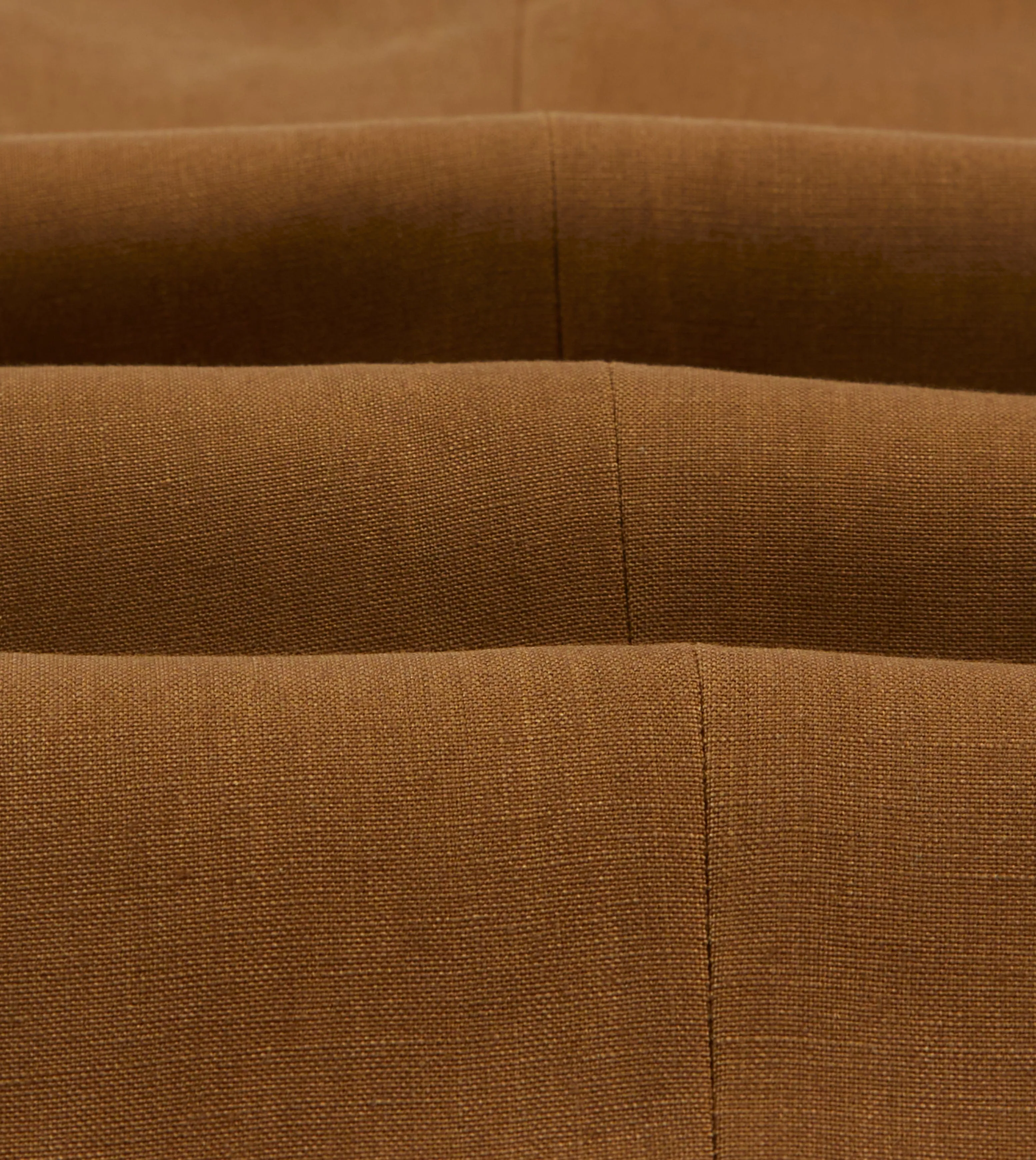 High End Look Smart Design Brown Irish Linen Tailored Jacket