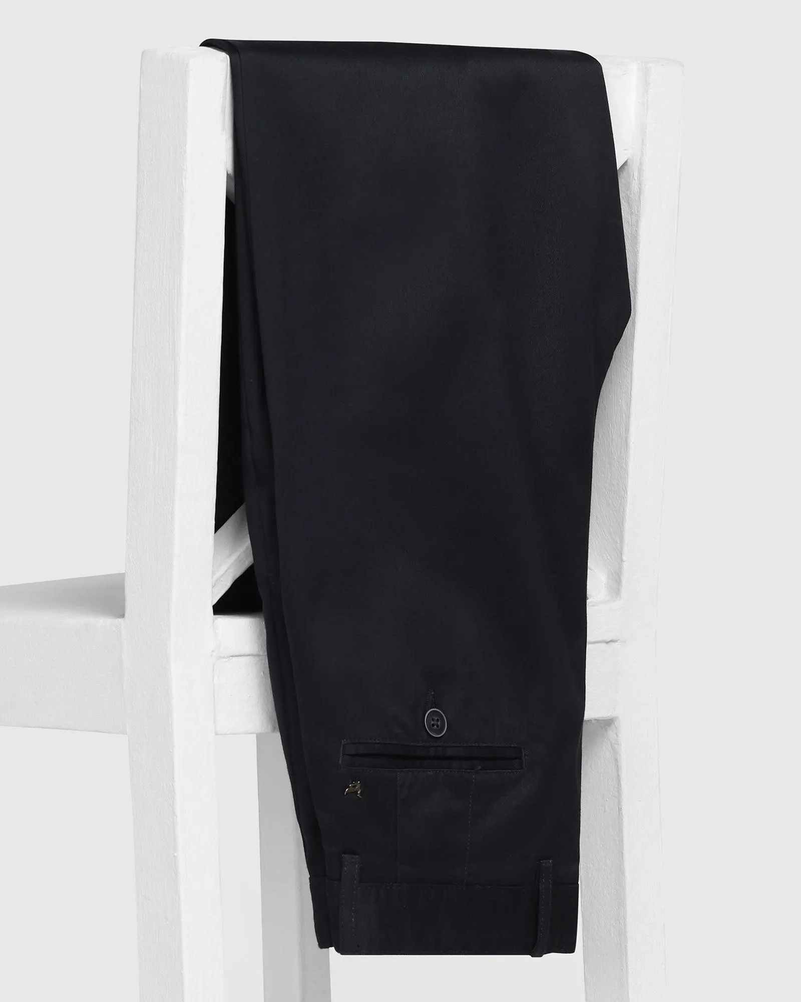 Sporty Cut Straight Comfort B-88P Casual Deep Navy Solid Khakis - Knight Rider