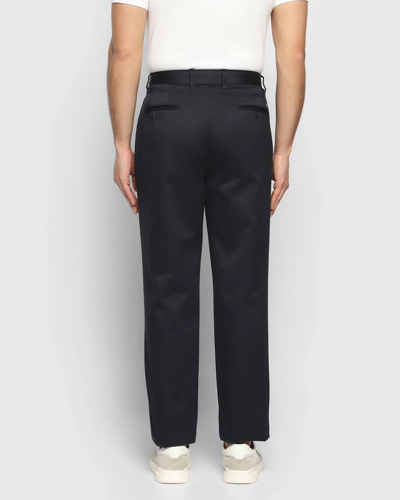 Straight Comfort B-88P Casual Deep Navy Solid Khakis - Knight Rider Weather Ready All Occasion