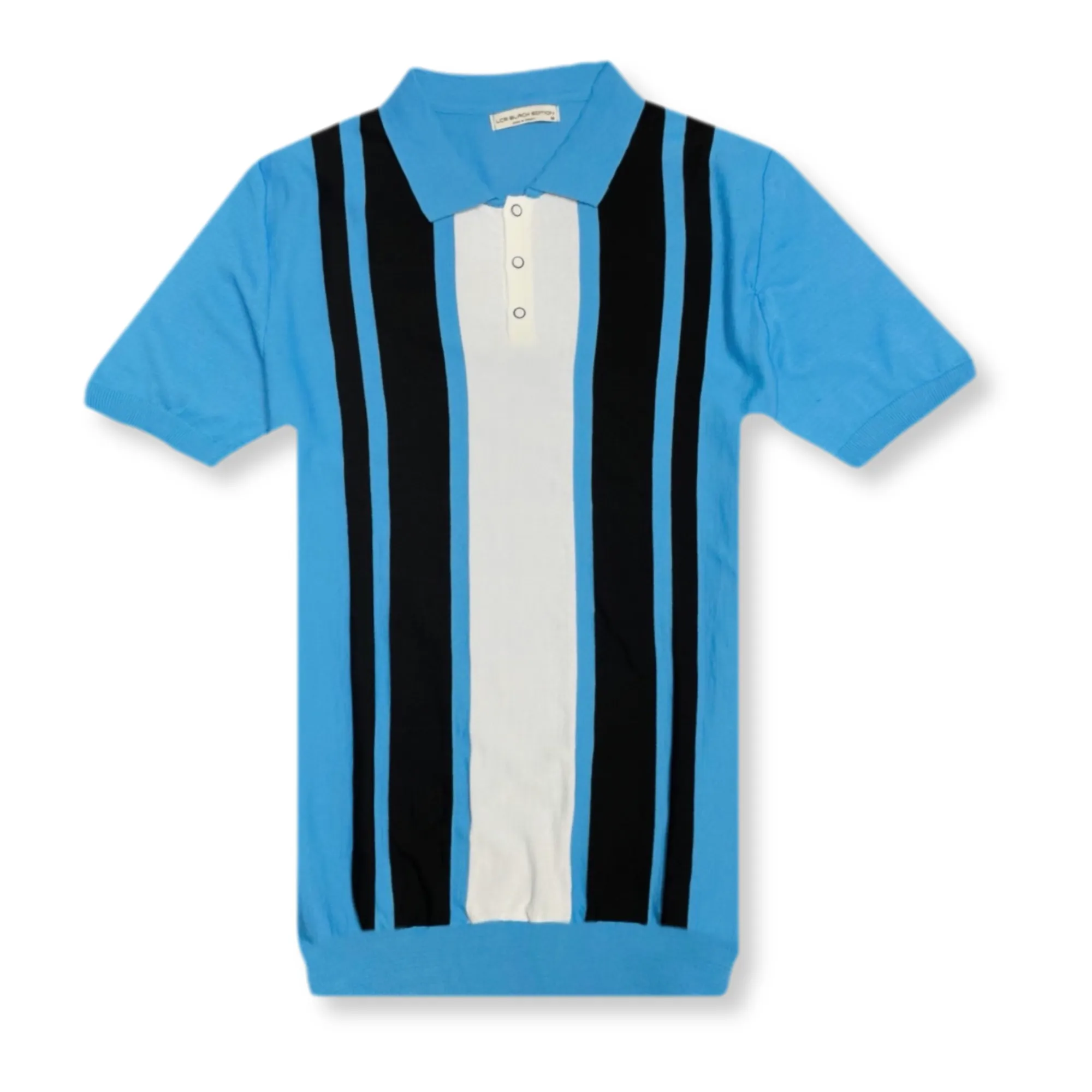 Laramie Knitted Polo Shirt Recycled Polyester Mix Relaxed Outfit