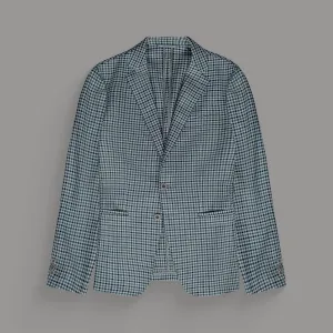 Double Stitch Reinforcement Clean Minimal Look Soho VBC Wool-Silk-Linen Blazer