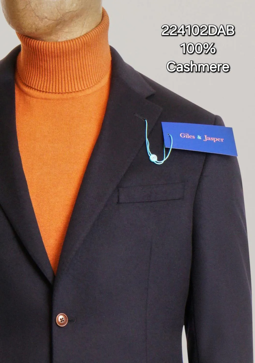 HybridLayerCompatibility Giles and Jasper Cashmere Sportcoat in Dark Navy