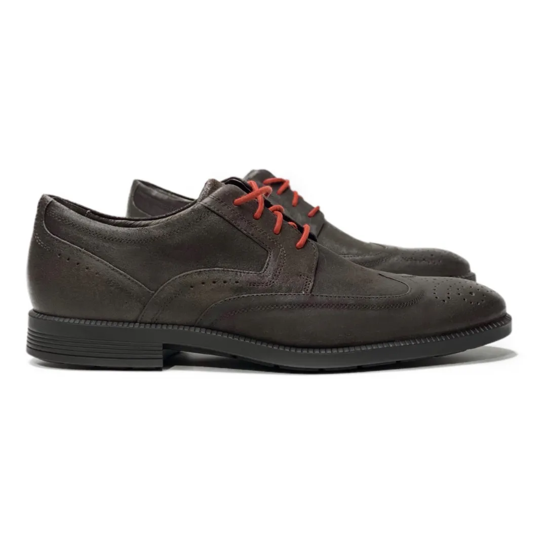 Workwear Focus Simple Aesthetic Dressports Wingtip Tumbled Derbys