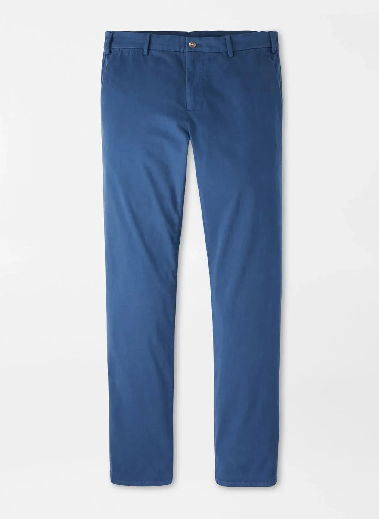 Versatile Fashion Casual Flex Peter Millar Signature Sateen Flat Front Trouser in Navy