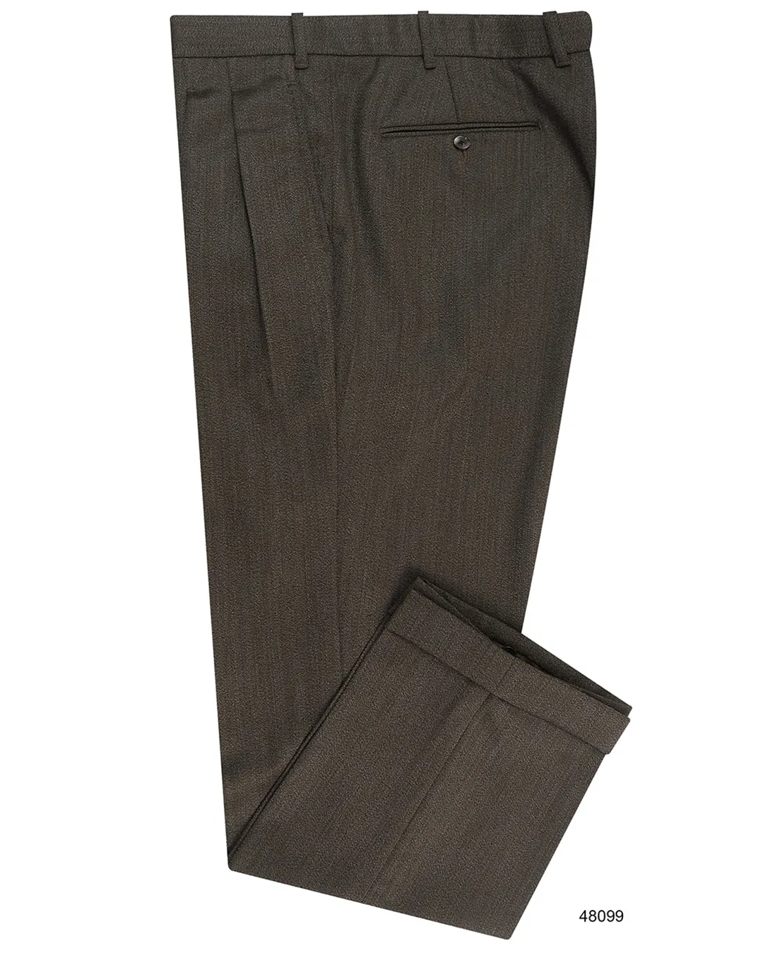 FlexibleKnees Comfort-First VBC 100% Wool: Brown Cavalry Twill