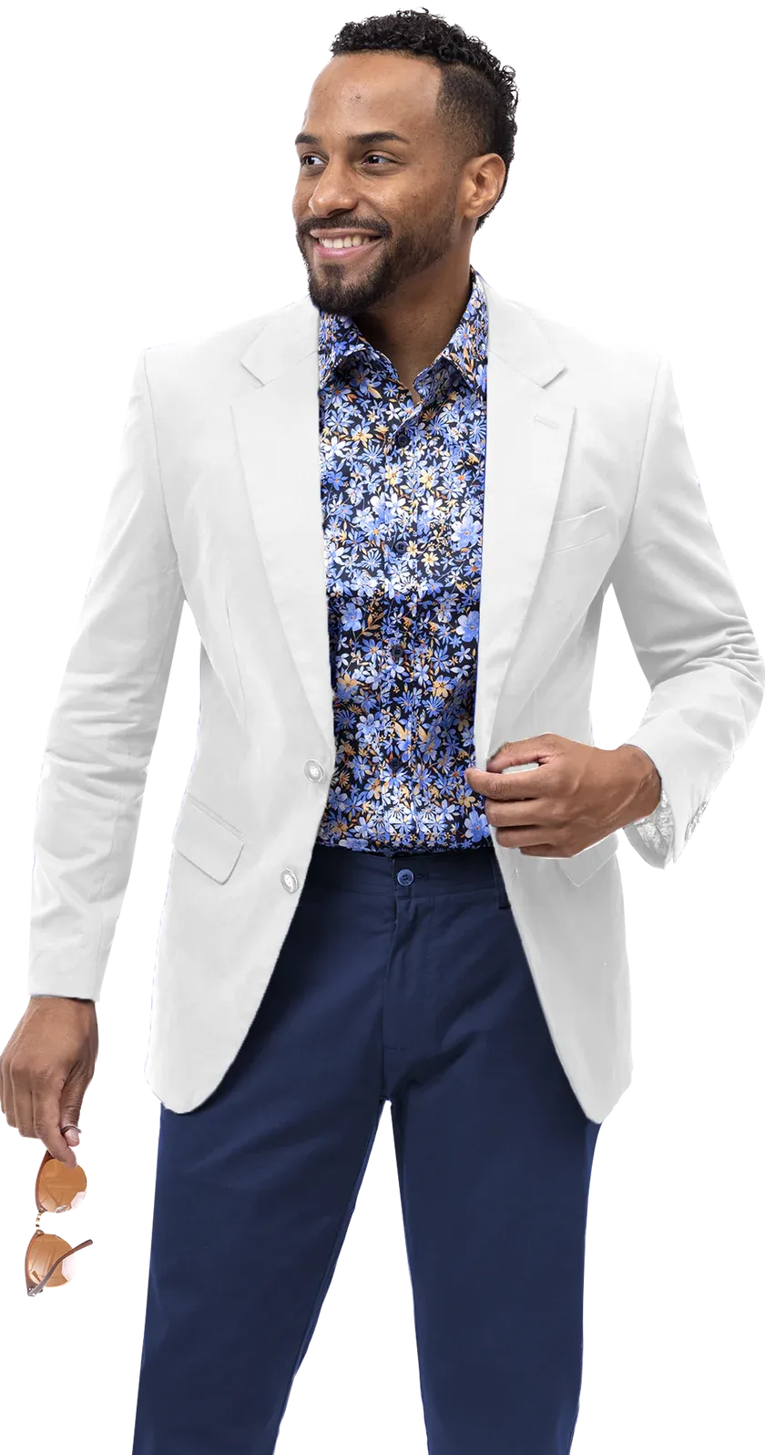 Chase Slim Fit Solid Blazer Travel Comfort