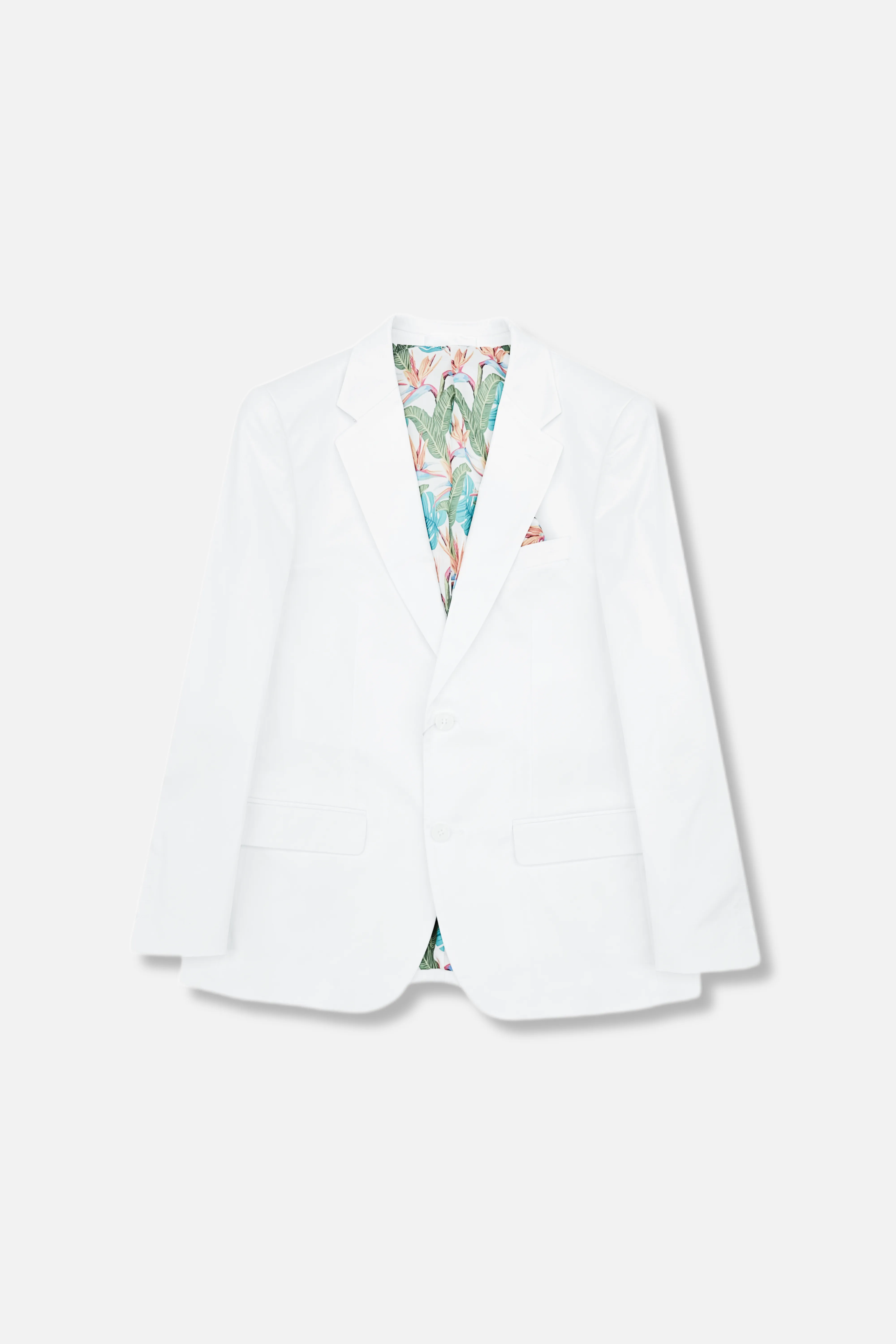 Outdoor Style Staple Anti Pilling Texture Chase Slim Fit Solid Blazer