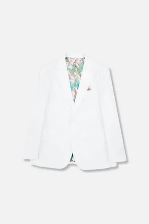 Chase Slim Fit Solid Blazer High Performance Blend Anti Static Lining