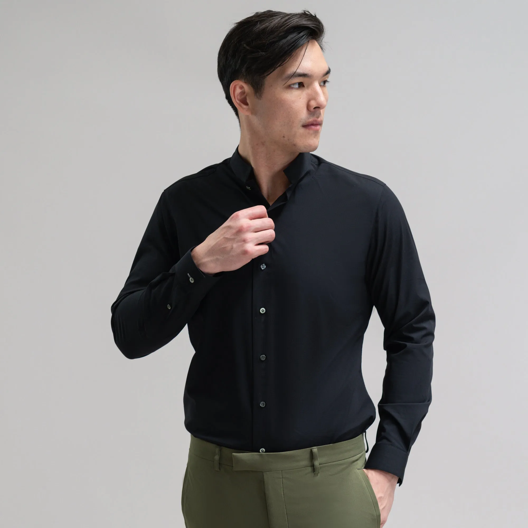 BreezeTech Dorsey Shirt Easy Care Mesh Insert