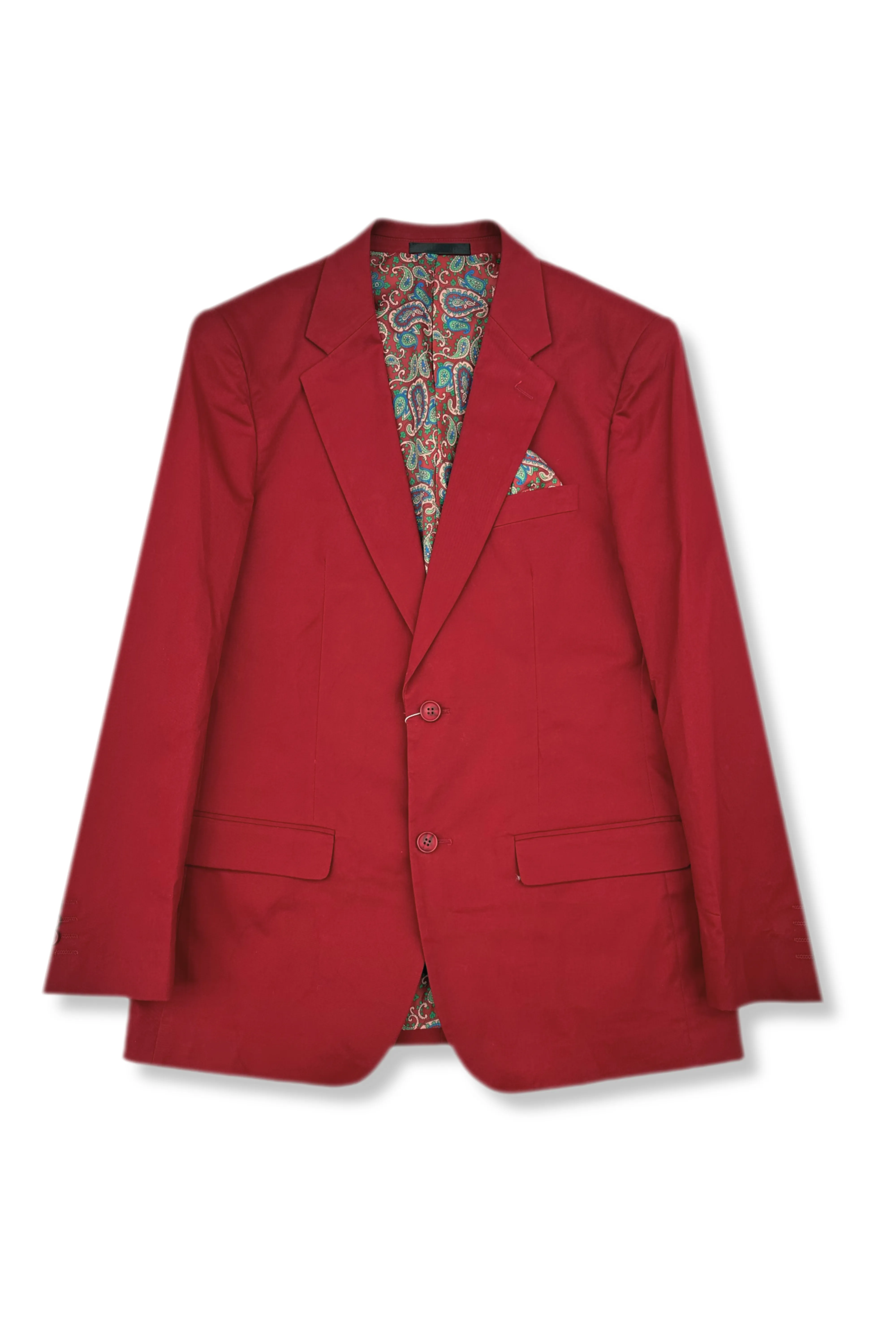 Chase Slim Fit Solid Blazer Comfort Fit ConvertibleCollar