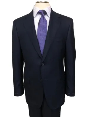 Hickey Freeman Tasmanian Super 170s Suit: Addison in Navy Tonal Stripe Eco Friendly Textile All Weather Piece