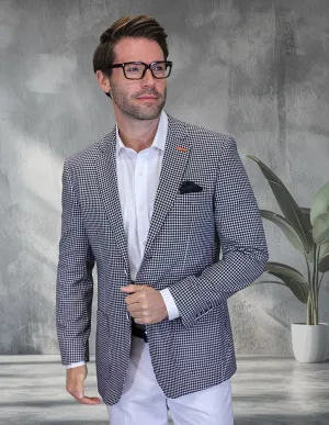 Go Anywhere Wear LANGLEY BLACK PATTERN MODERN FIT BLAZER