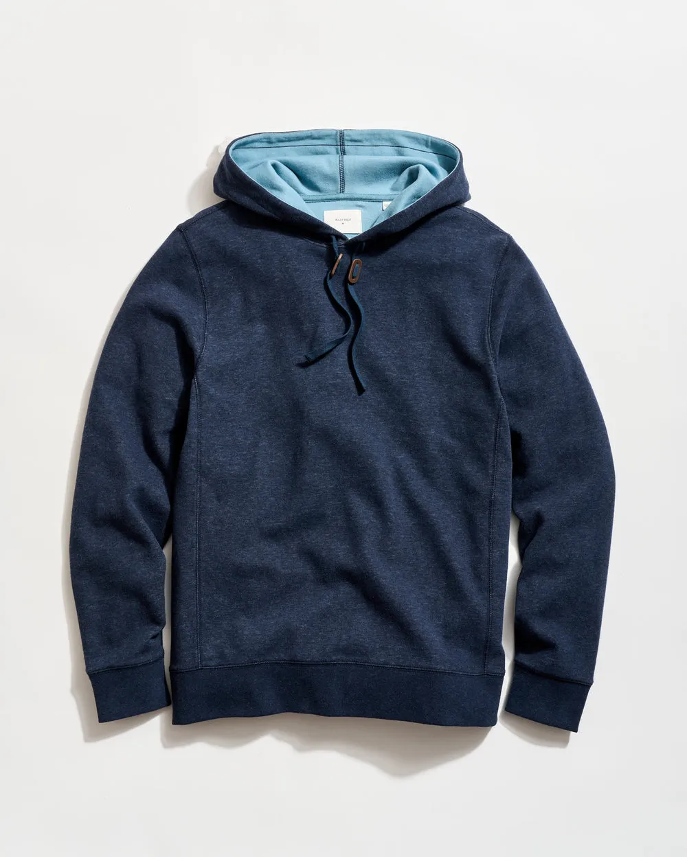 Rib Hoodie Pullover - Carbon Blue Lake Glow AbrasionResistant Material