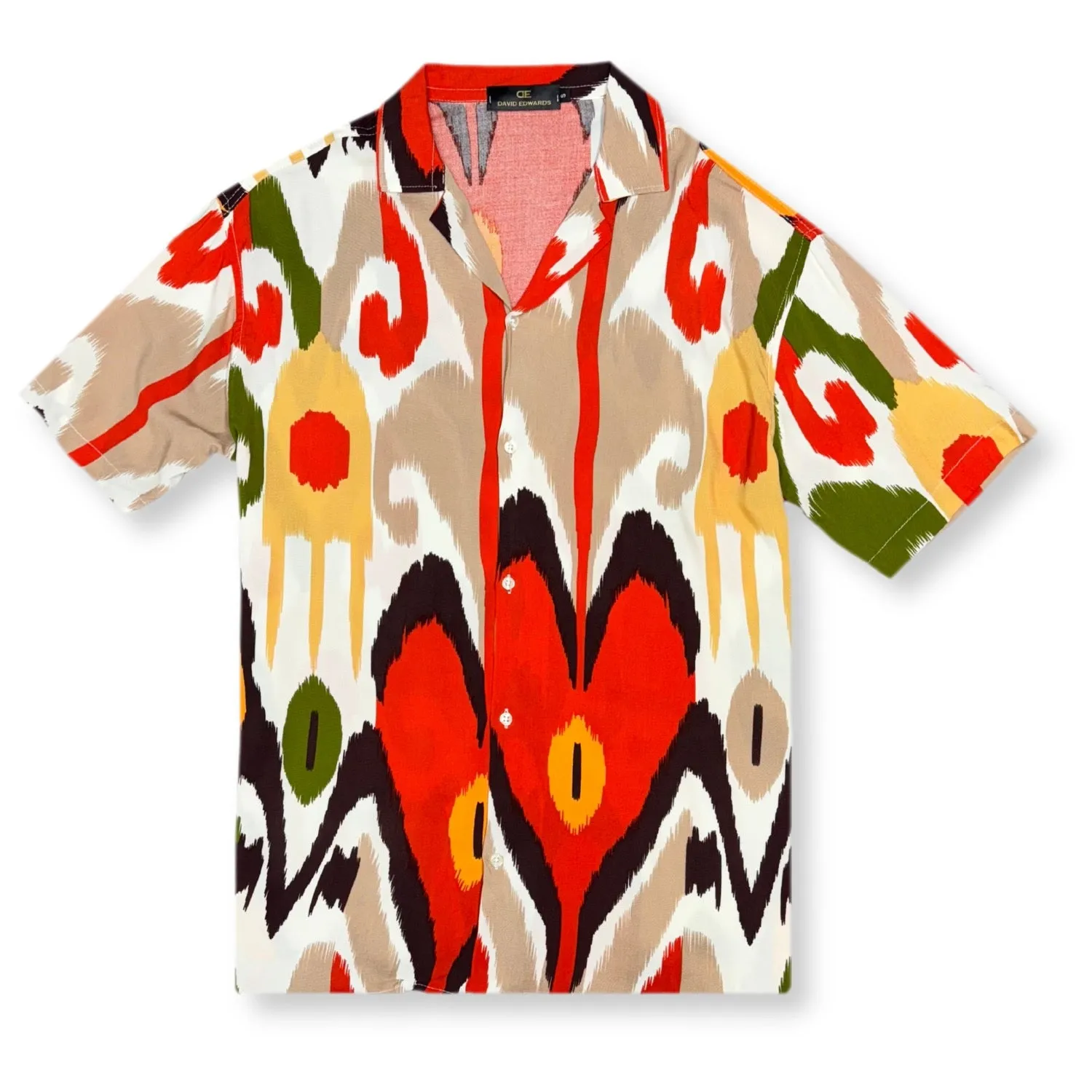 TaglessNeckline Diamond Soul Daze Tropical Resort Revere Collar Shirt