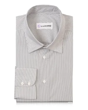 High-End Look Brembana Black White Candy Stripes