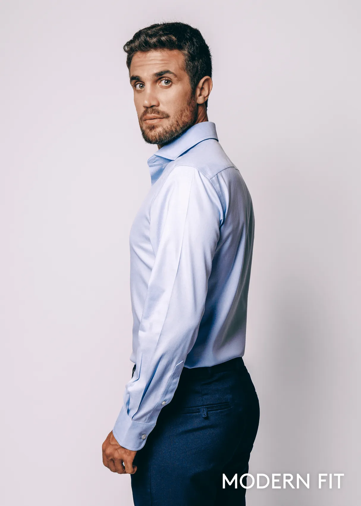 Providence Sky Blue Shirt Subtle pattern Corporate Event