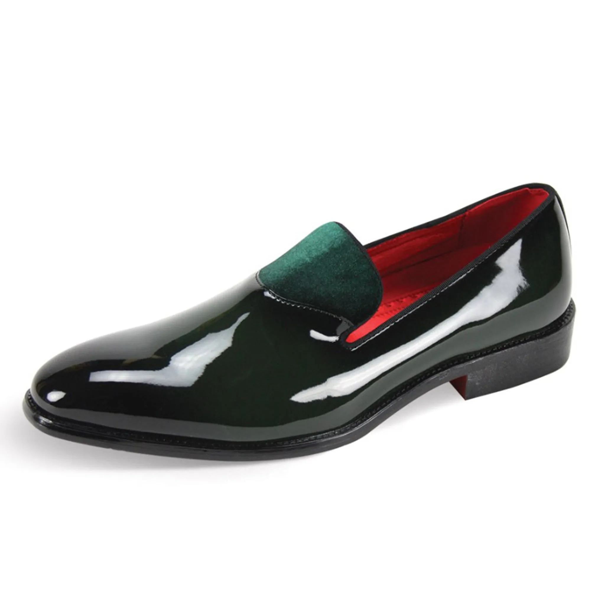Spring Bloom H. Green Patent Fashion Loafer