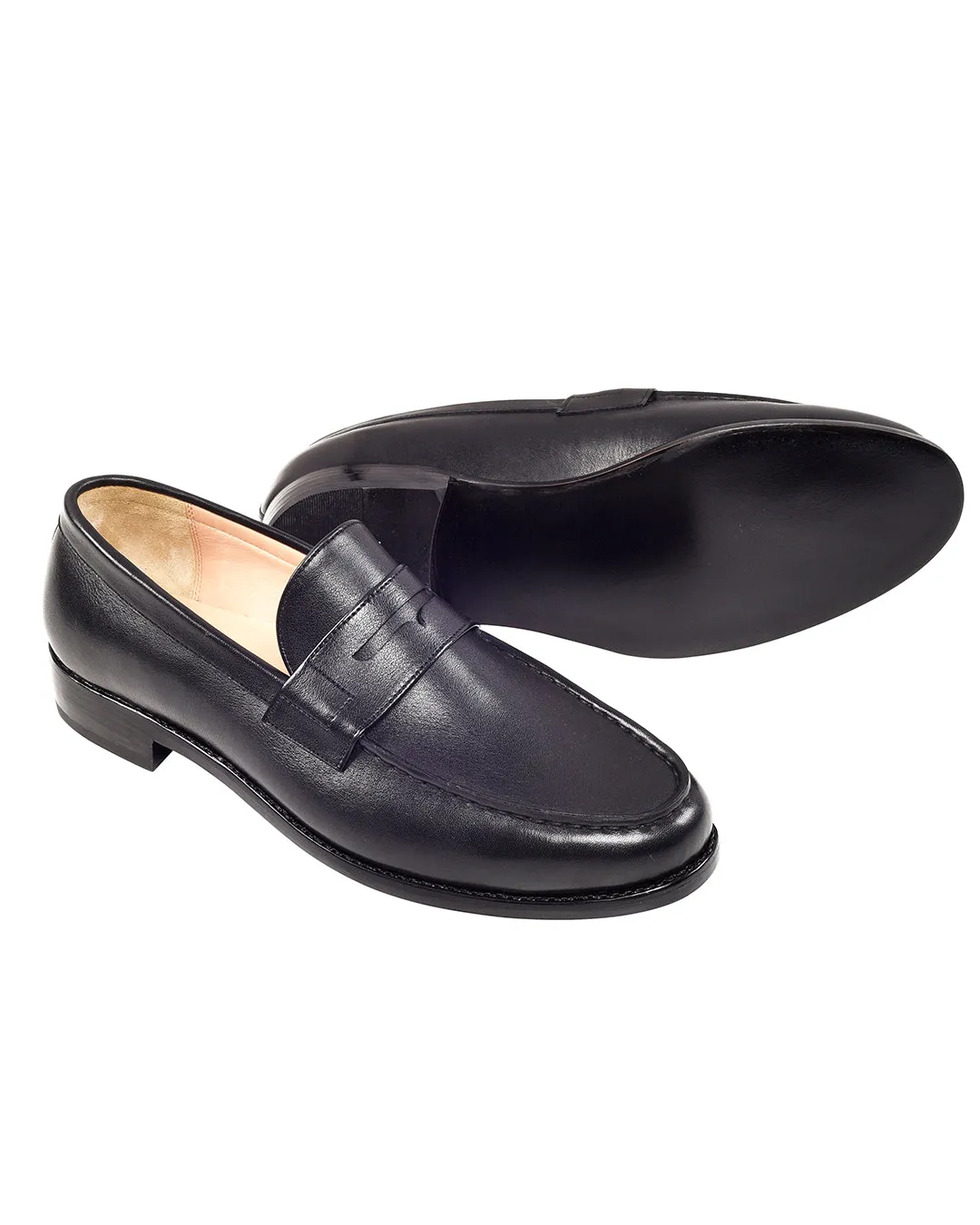 Penny Loafers Black Modern Bold