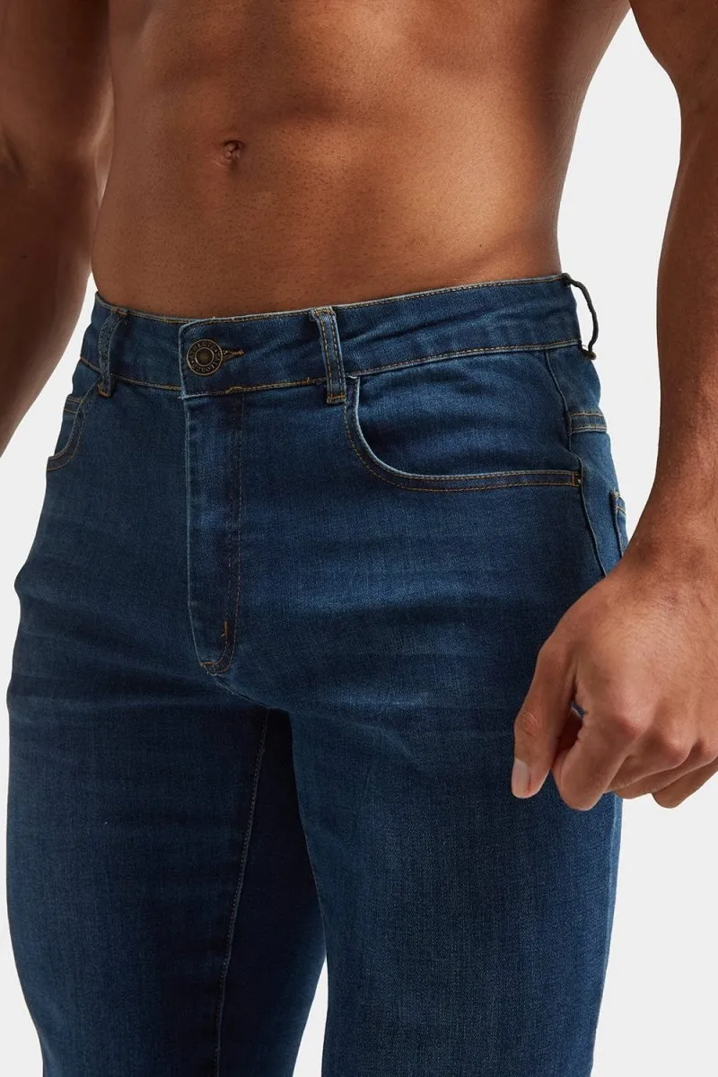 Fit Layer Athletic Fit Jeans in Dark Blue