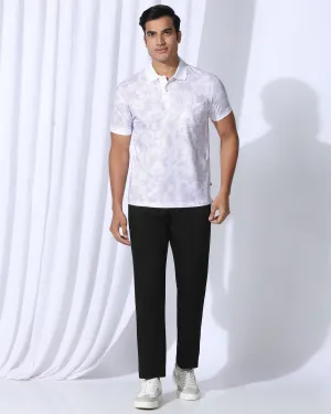 RecyclablePackaging Straight B-90 Casual Black Solid Khakis - Martin