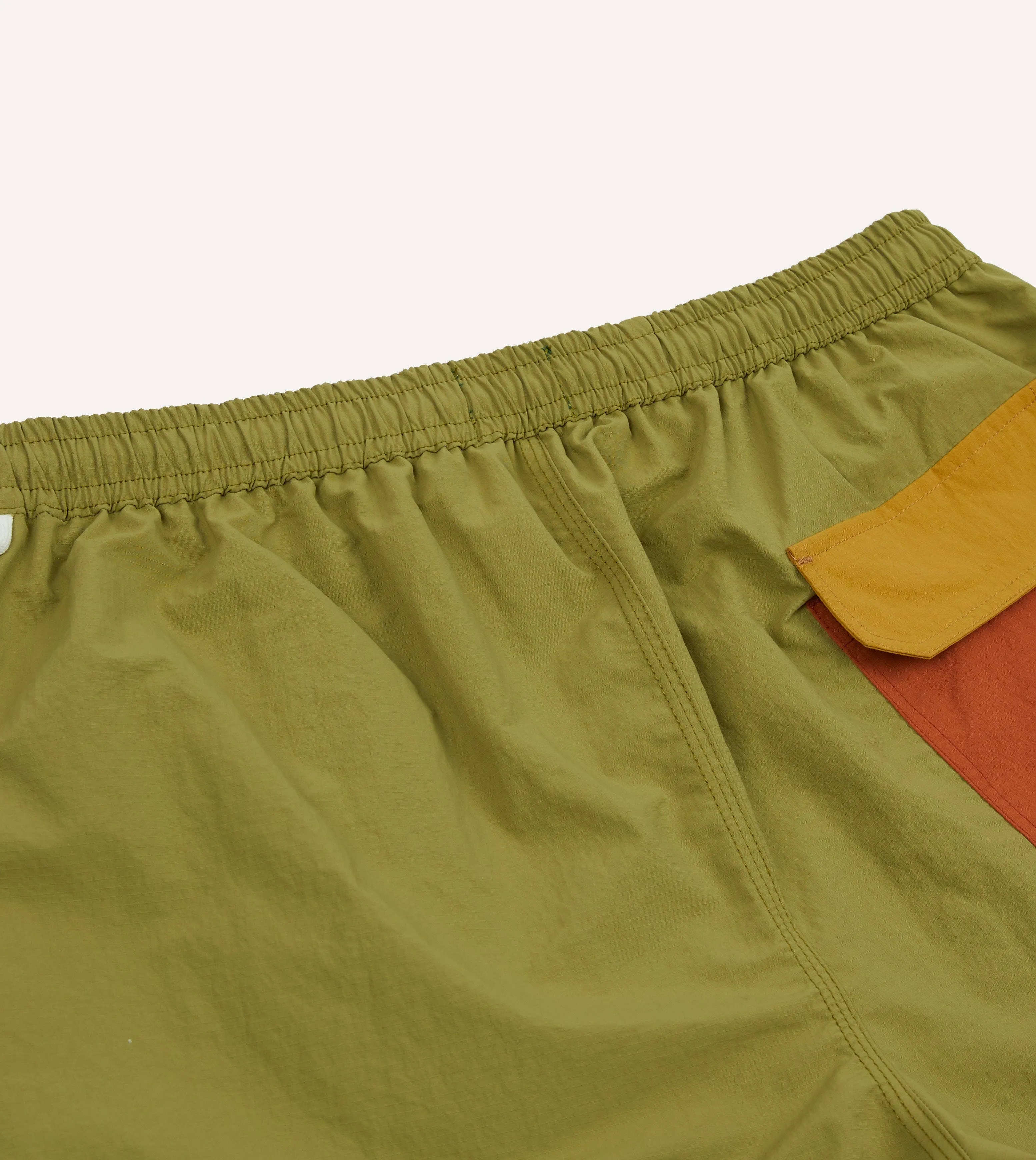 Relaxed Comfort Tailored Cut Drake's and New Balance Ripstop Nylon Swim Shorts