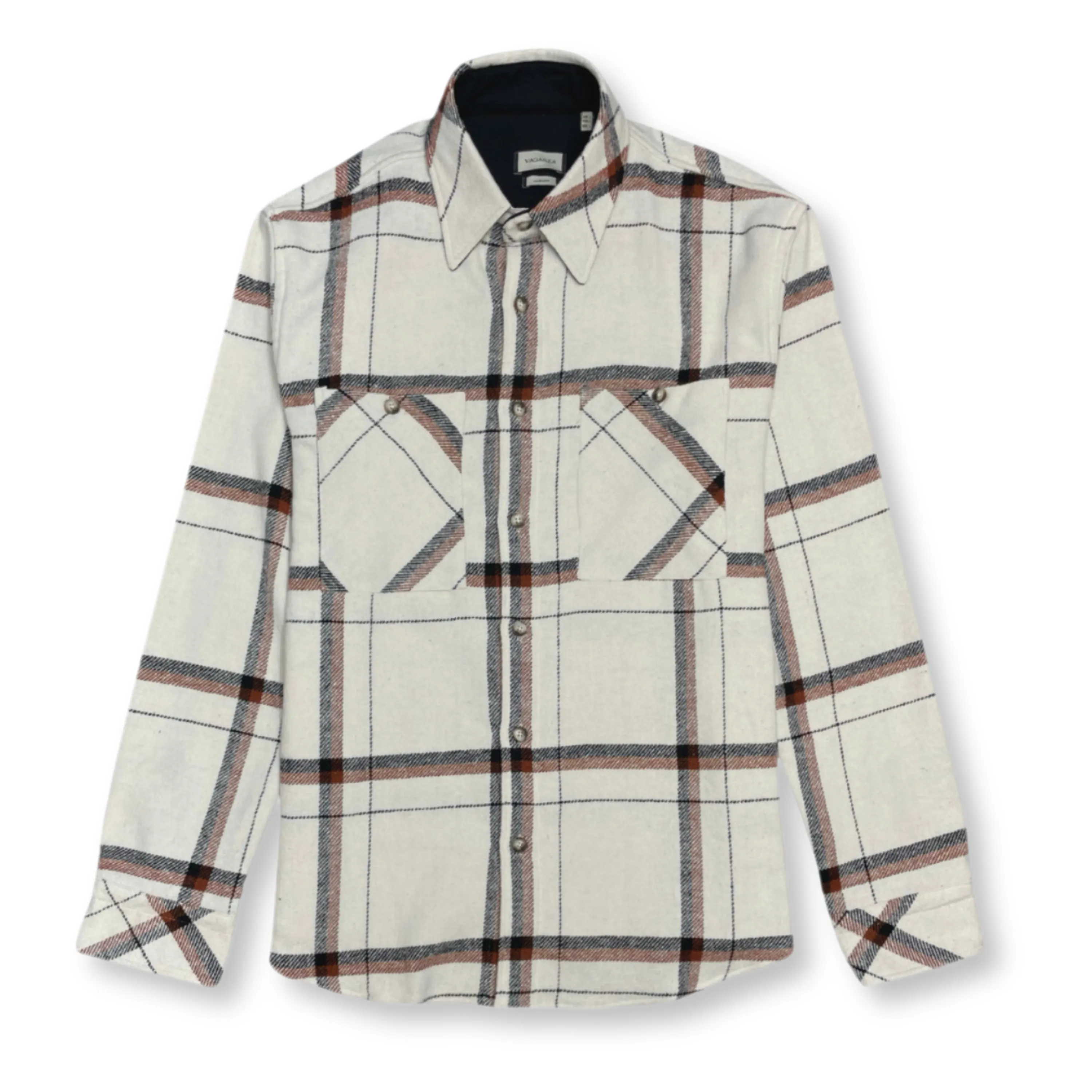 Vinny Plaid Flannel Shirt AbrasionResistantThread Casual Look