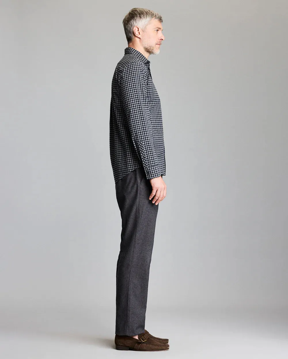 color block Plaid Check Hutcheson Sport Shirt