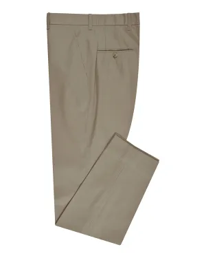 Beige Cotton Twill Dress Pant Urban Cool Ultra Stretch