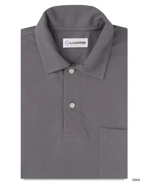 Classic Look Versatile Layer Flint Grey Polo T-shirt