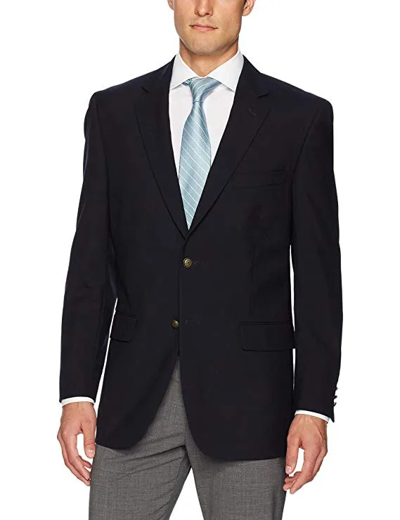 Quick Access Pockets Palm Beach Wool Performance Navy Blazer