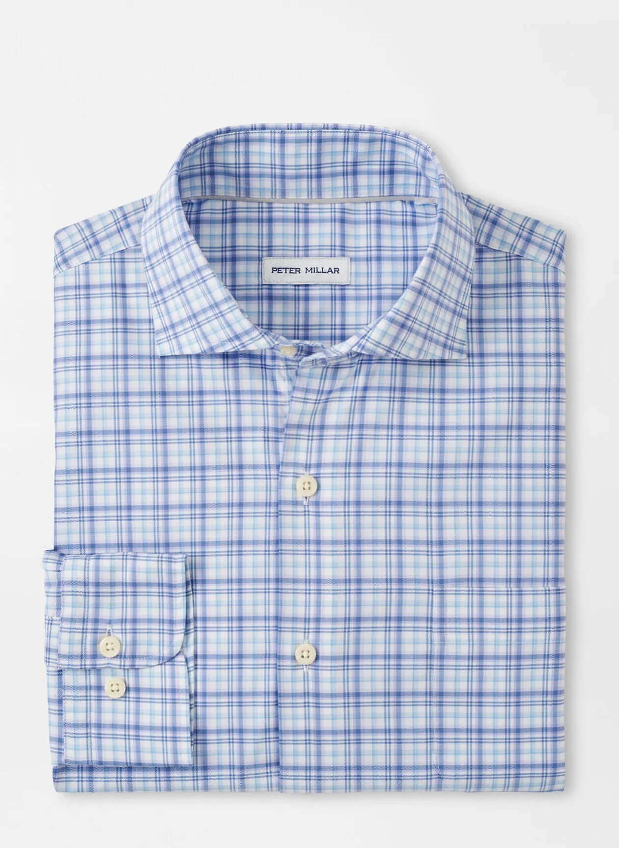 Garrow Shirt - Blue Freesia StretchableMaterial