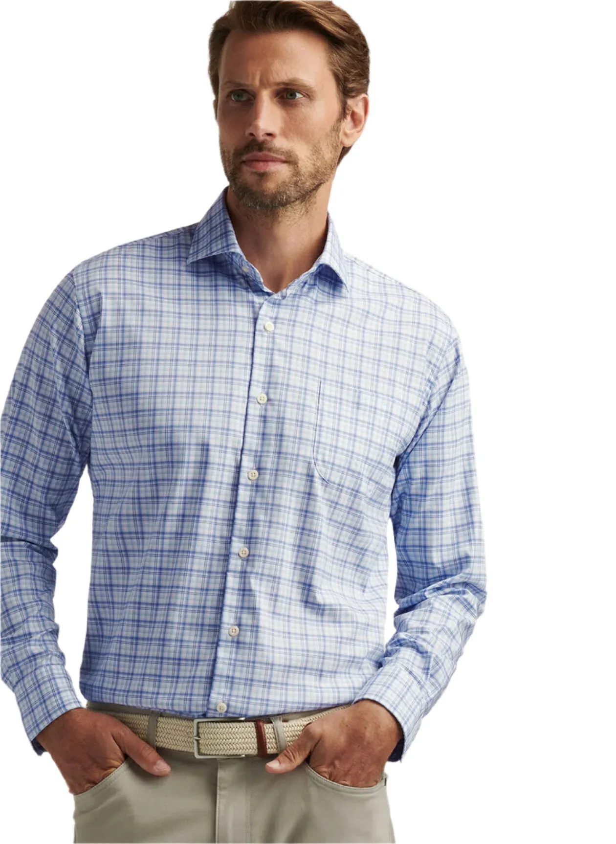 Garrow Shirt - Blue Freesia SustainableBlend