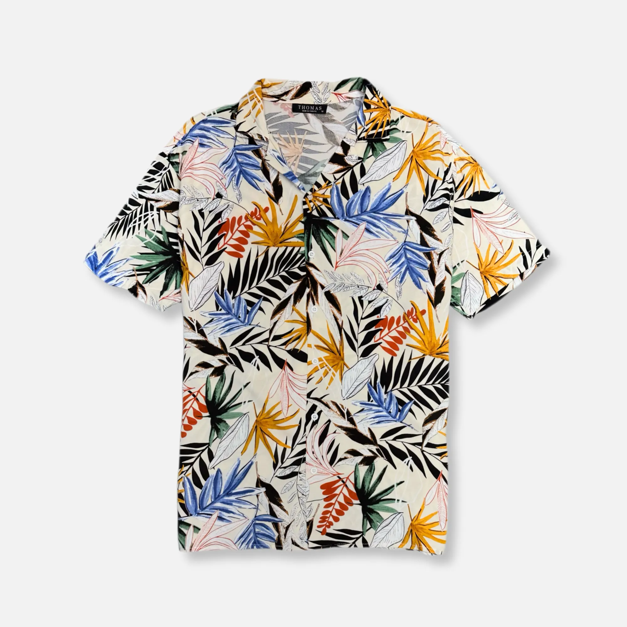 Kid Play Tannehill Tropical Resort Revere Collar Shirt