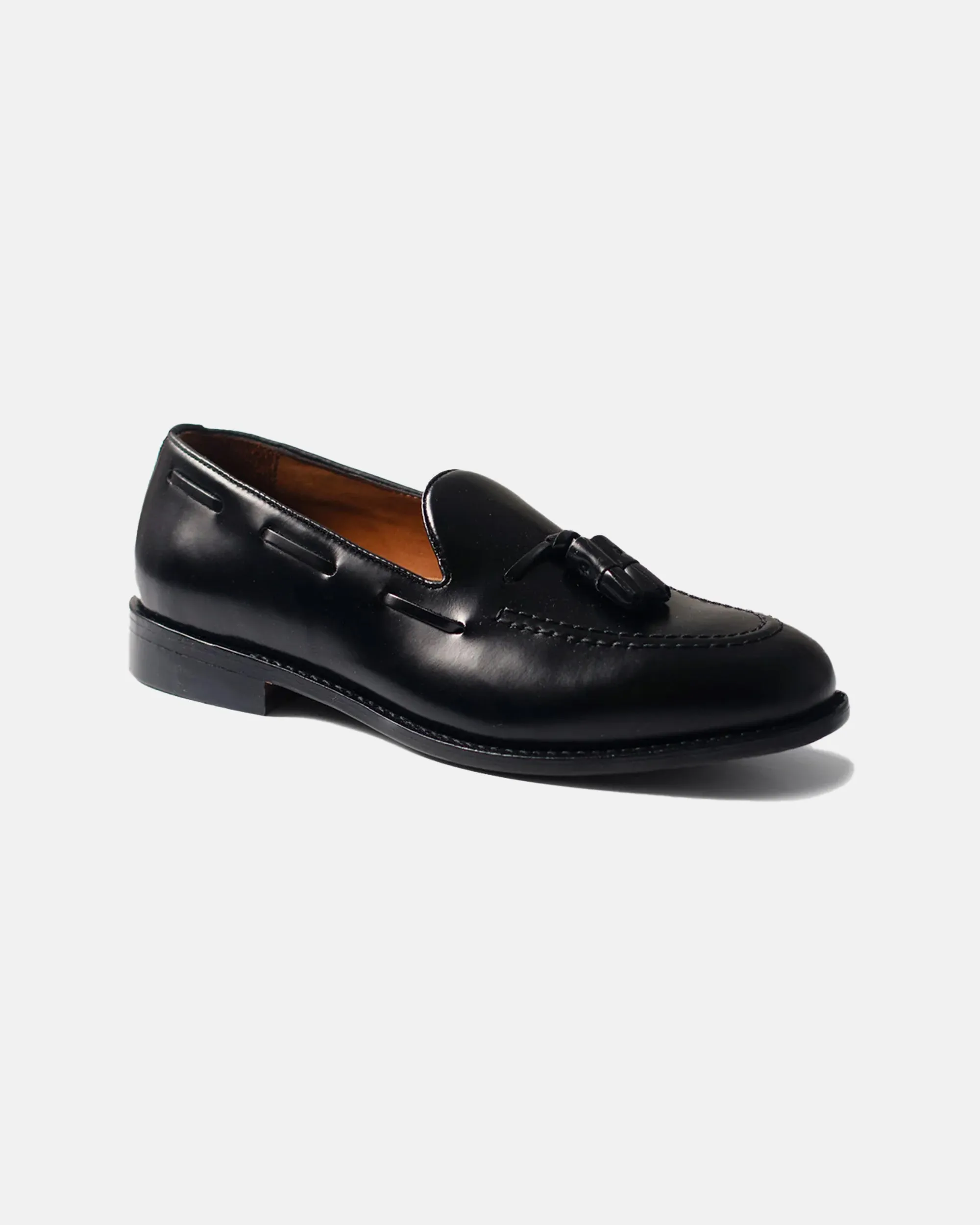 Abrasion resistant Black Tassel Loafer