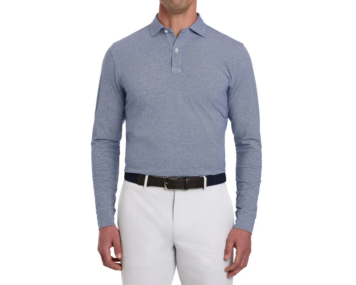 The Harvard Long Sleeve Polo Relaxing Design